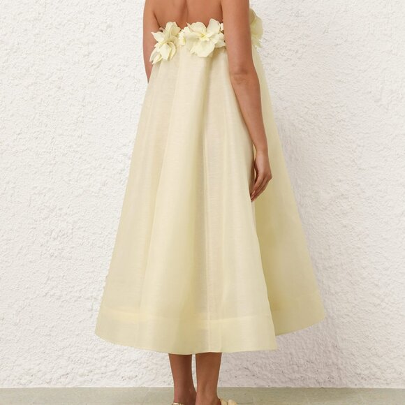 Zimmermann ILLUSTRATION strapless midi dress - Picture 8 of 14